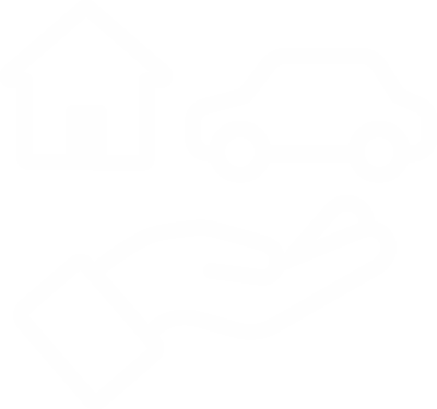 icono servicio de hogar y auto protegido