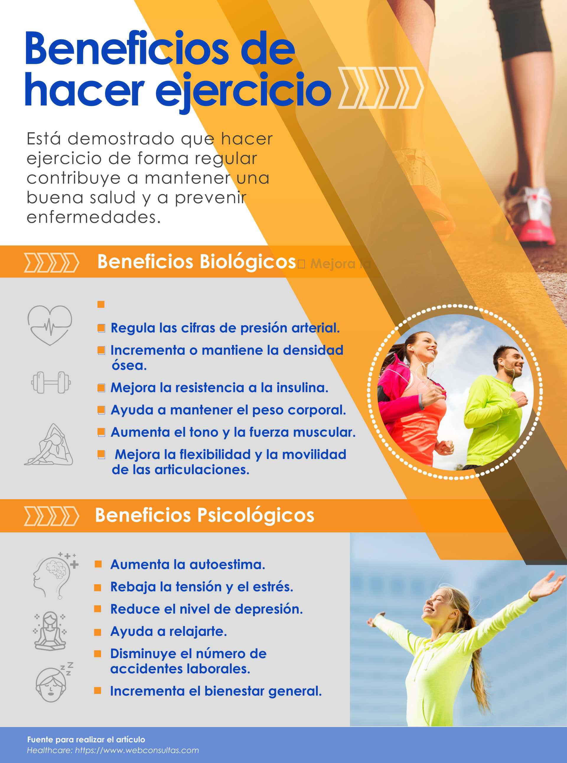 los beneficios de hacer ejercicio físico